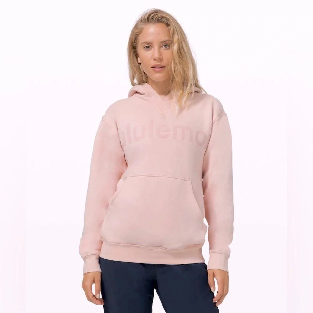 Lululemon All Yours Hoodie *Graphic in Feather Pink Size 10